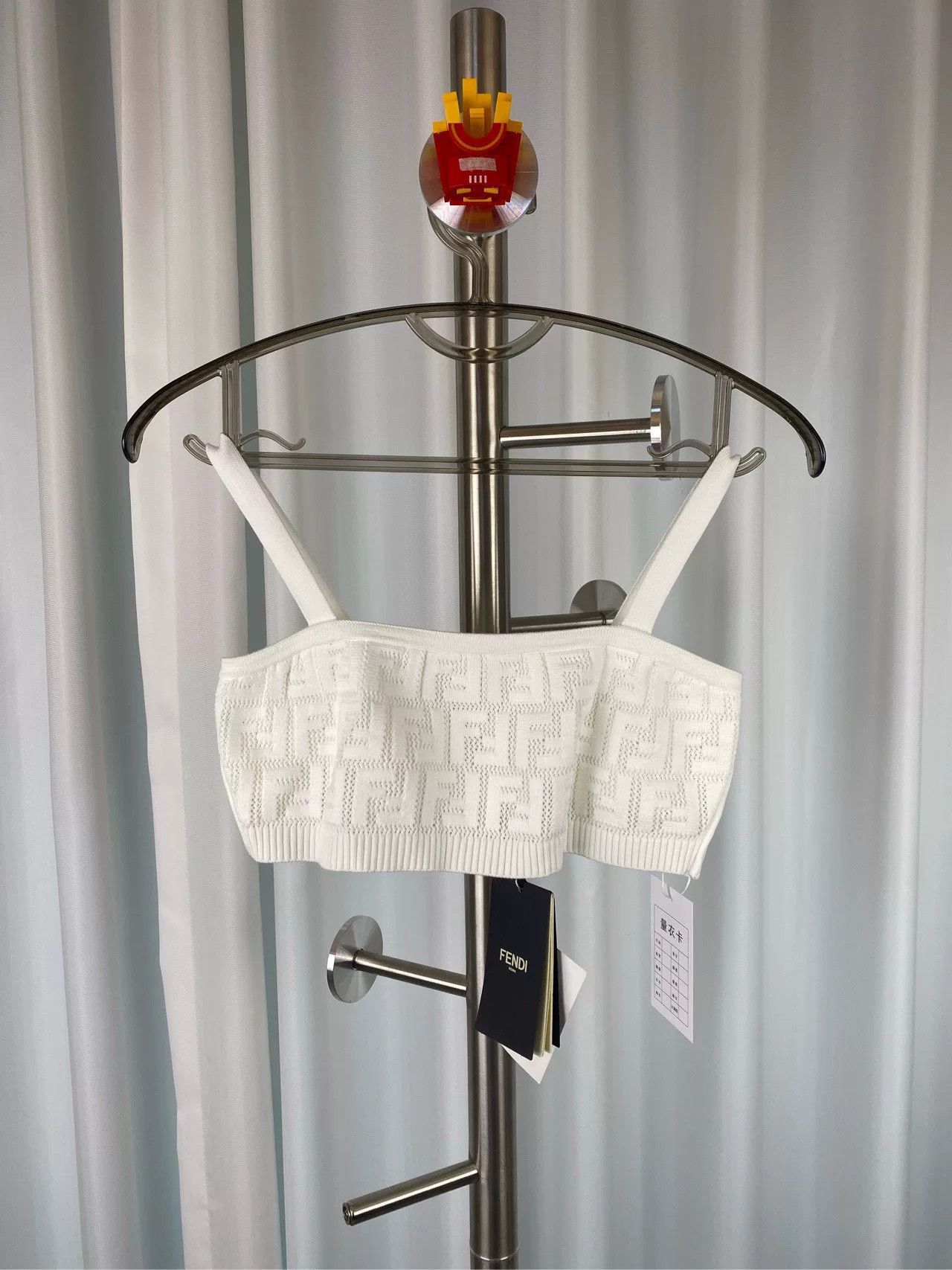 Fendi Fendi 23SS Monogram Embossed Bralette Size US S / EU 44-46 / 1 - 1 Thumbnail