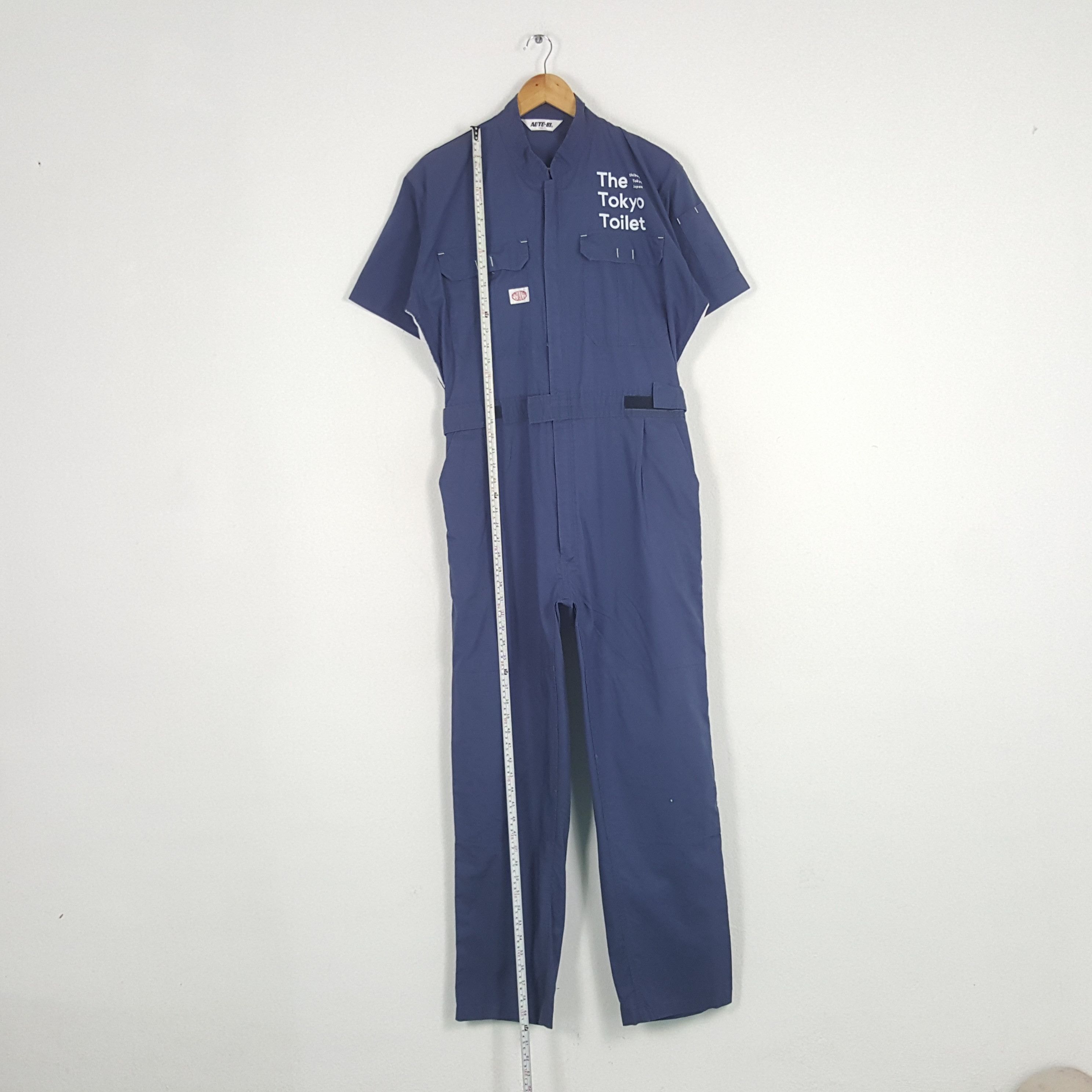 Japanese Brand × Vintage Vintage The Tokyo Toilet Japanese Brand Coverall Jacket Size US M / EU 48-50 / 2 - 7 Thumbnail