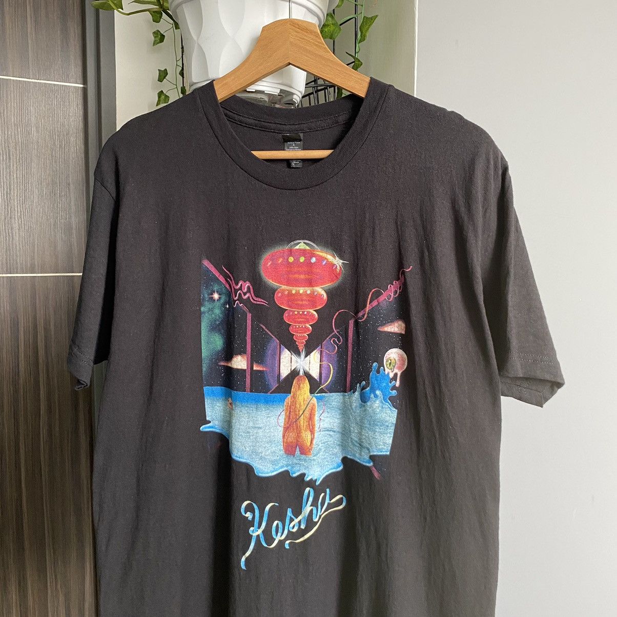 Band Tees Kesha Rainbow Album American Singer ERD GRUNGE GRAIL TEE Size US L / EU 52-54 / 3 - 2 Thumbnail