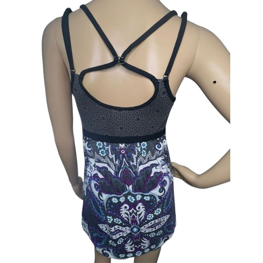 Athleta Athleta Boho Athletic Stretchy Tank Top With Built In Bra Size L / US 10 / IT 46 - 5 Thumbnail