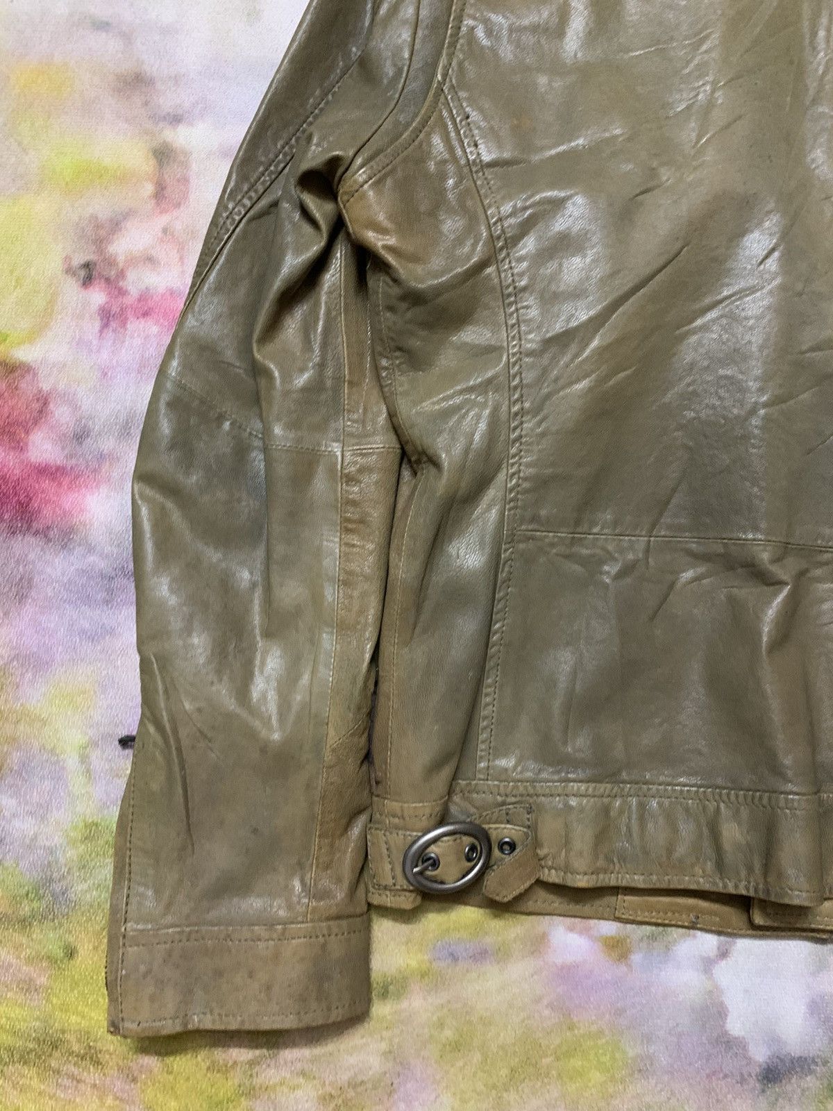 5351 POUR LES HOMMES Double Collar Punk Apocalypse Leather 14th Addiction Lgb Size US S / EU 44-46 / 1 - 14 Thumbnail
