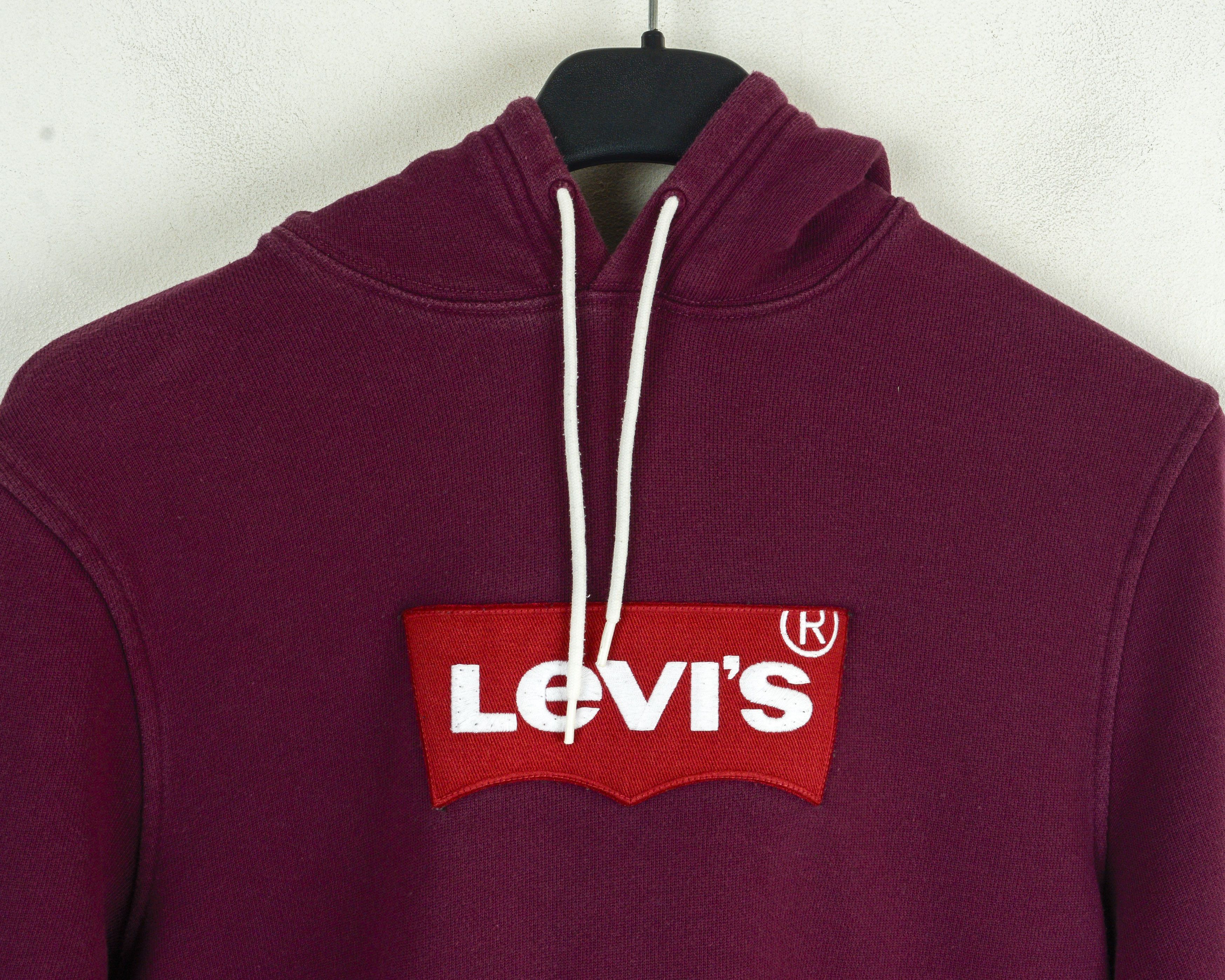 Levi's Men Logo Cotton Hoodie S Sweatshirt Pullover Jumper Casual Size US S / EU 44-46 / 1 - 2 Thumbnail
