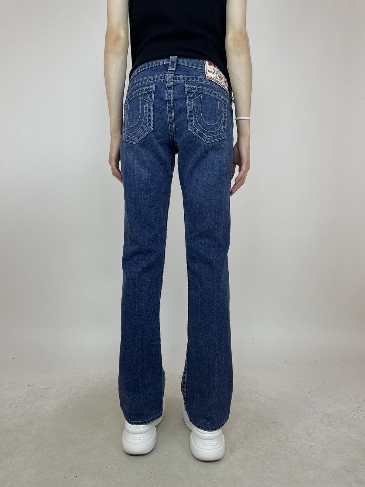 True Religion True Religion Flared Jeans low rise Womens size 28 Size 28" / US 6 / IT 42 - 6 Thumbnail