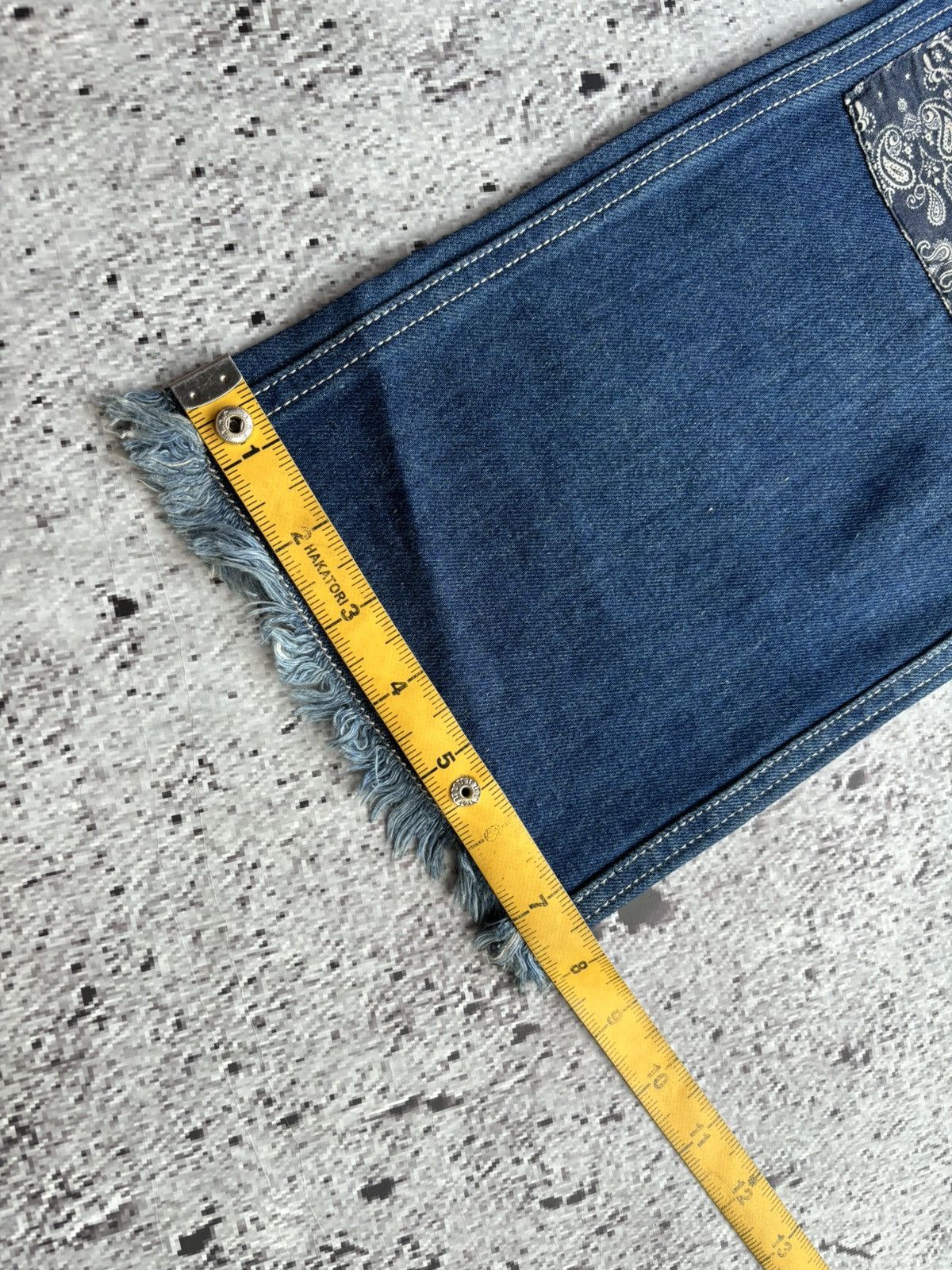 Hysteric Glamour 2000's Denim Patchwork Kapital style Size US 31 - 12 Thumbnail