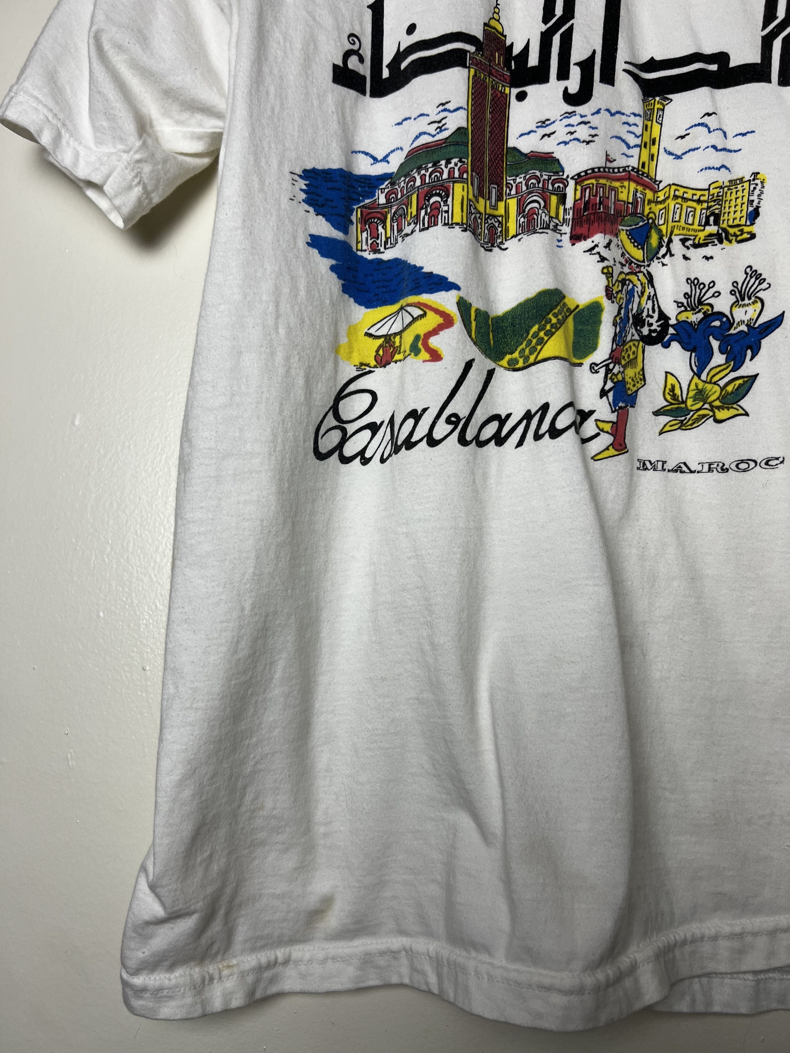Vintage Vintage Casablanca - Maroc (Morocco) Souvenir T-Shirt Size US S / EU 44-46 / 1 - 3 Thumbnail