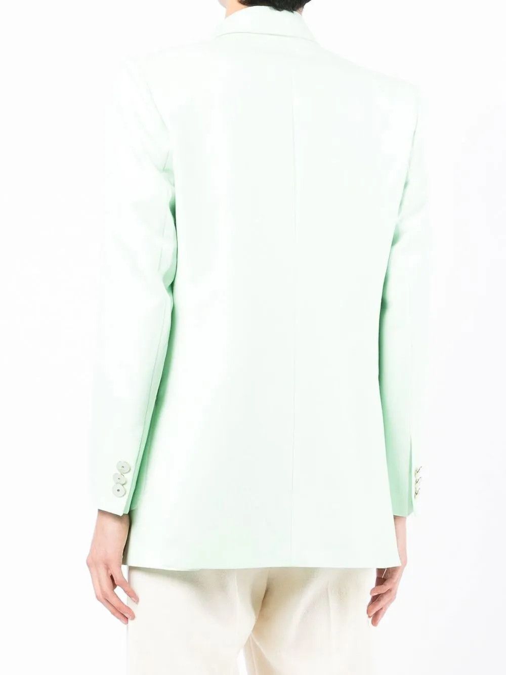 Casablanca o1mle0326 Single Breasted Rib Blazer in Mint Green Size US M / EU 48-50 / 2 - 4 Thumbnail