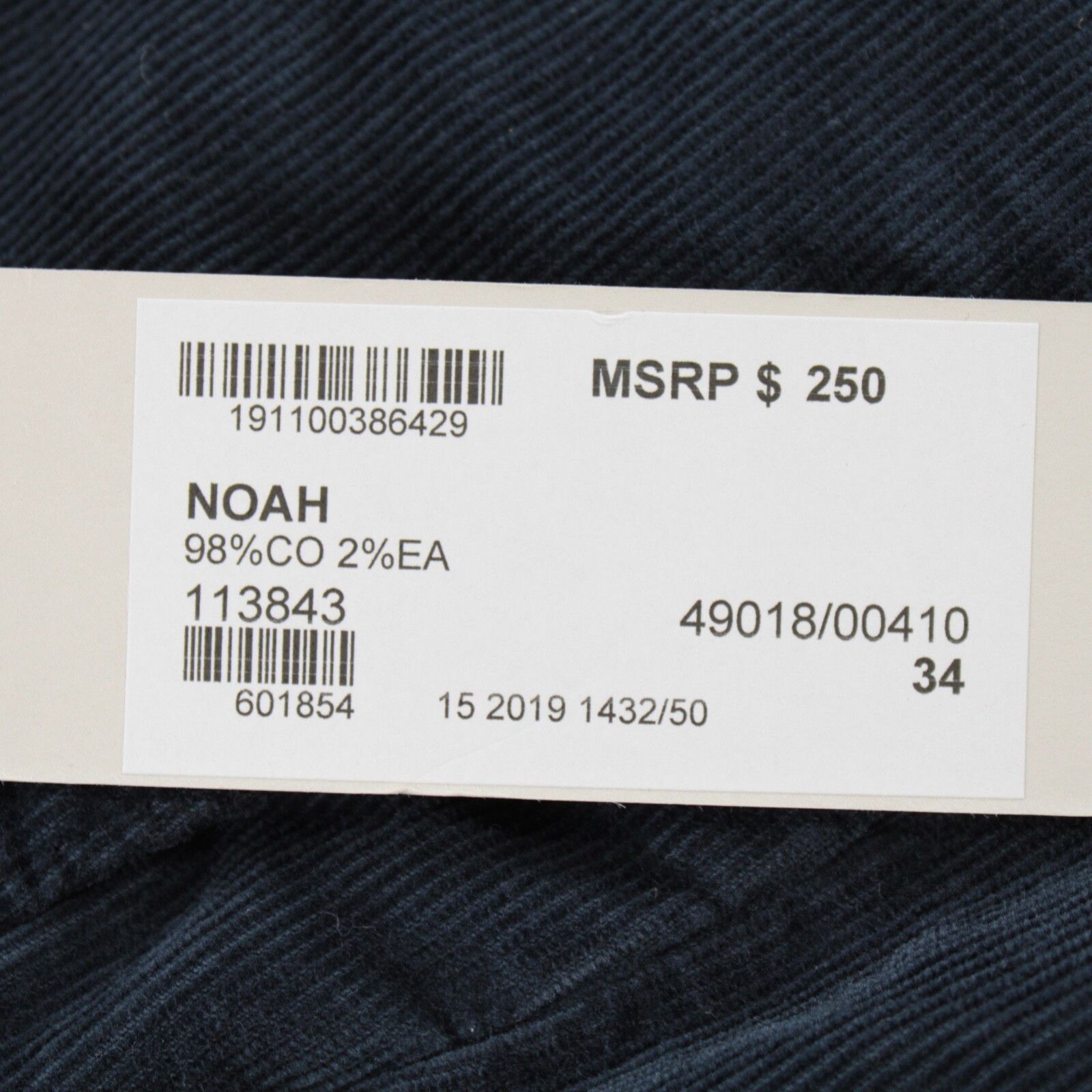 Zanella Zanella New with tags Chino Size 34 US In Blue Size US 34 / EU 50 - 4 Thumbnail