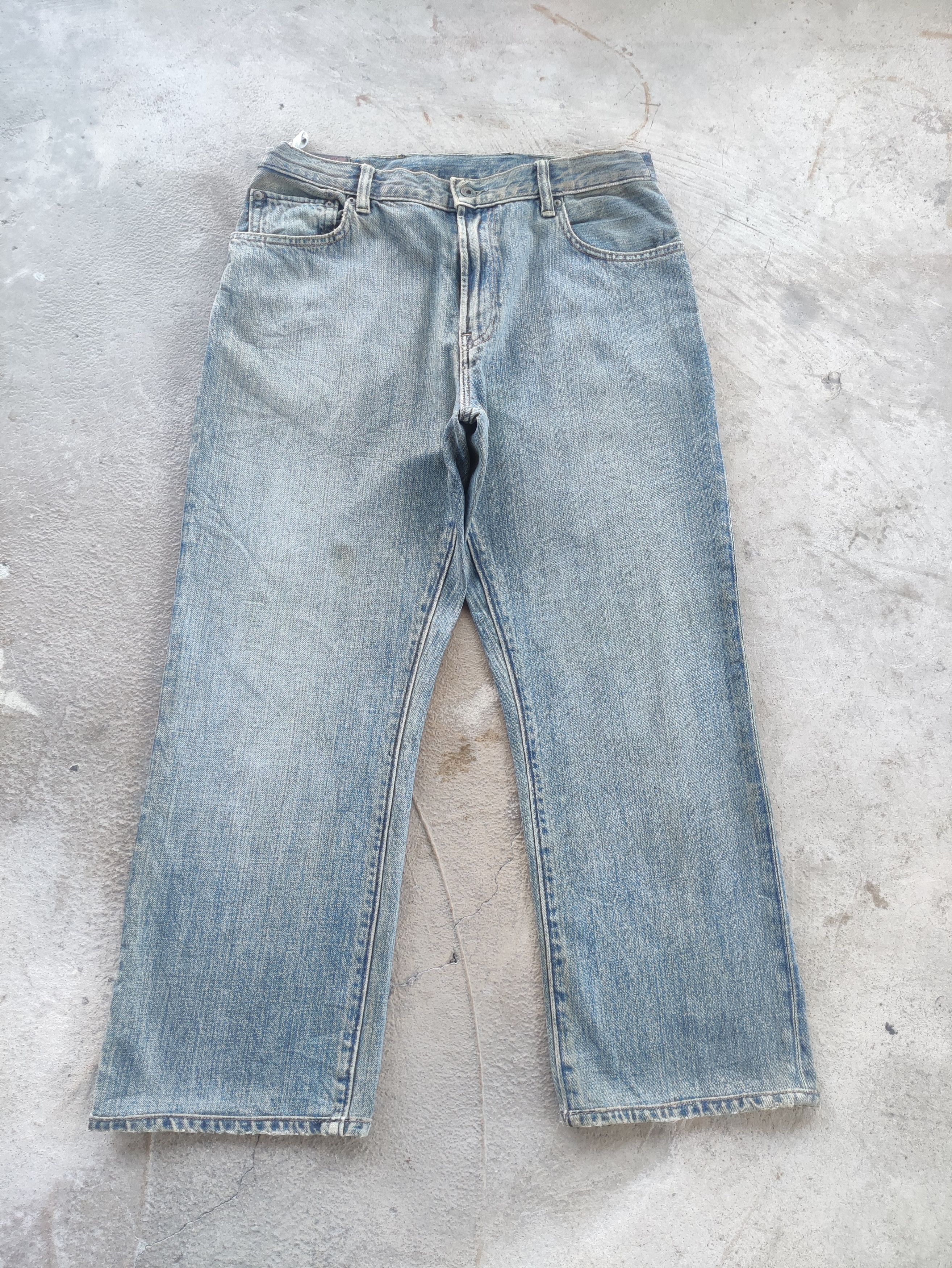 Gap Vintage Gap 1969 Selvedge Jean Distressed Faded Denim Size US 34 / EU 50 - 1 Thumbnail