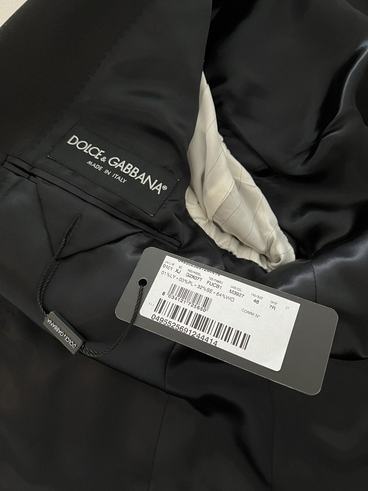 Dolce & Gabbana Dolce & Gabbana wool and silk brown tuxedo jacket Size 38R - 3 Thumbnail