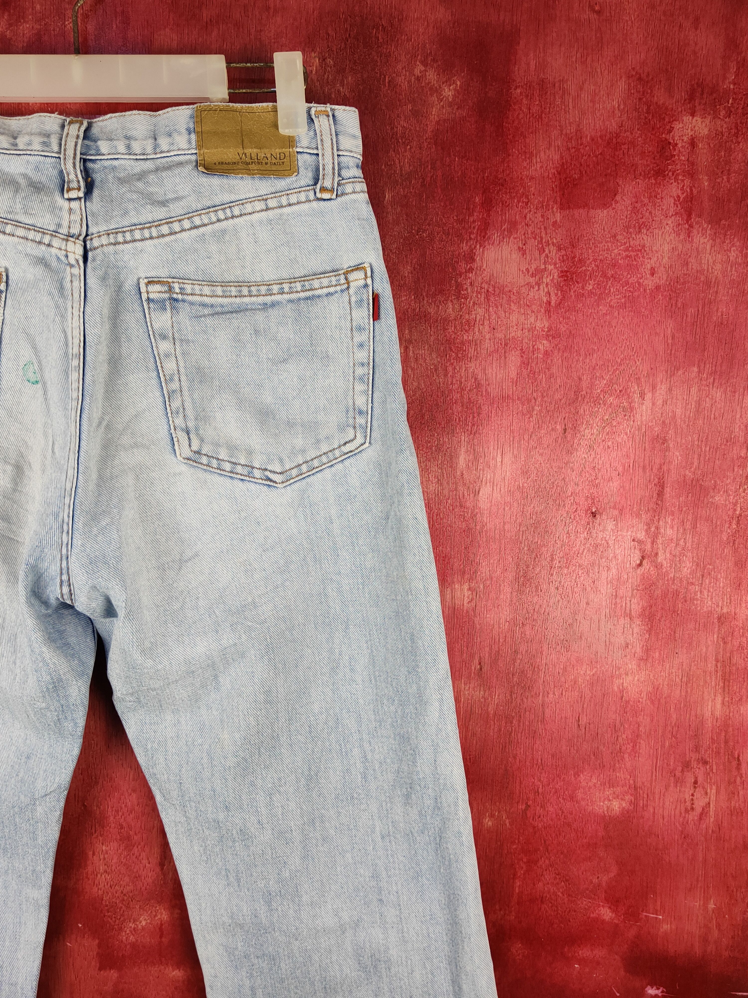 Japanese Brand Villand Blue Faded jeans vintage Denim pants #S1584 Size US 30 / EU 46 - 12 Thumbnail