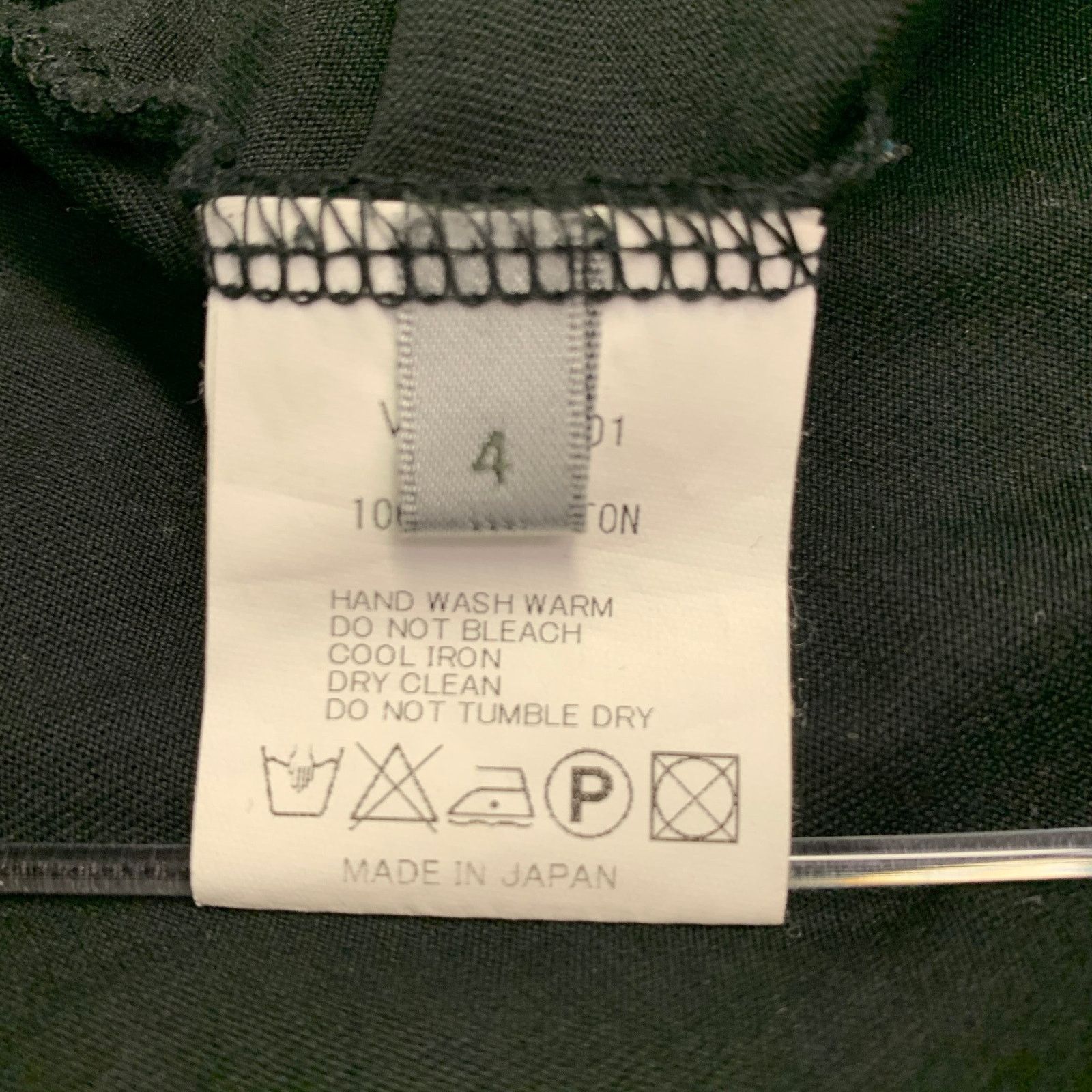 The Viridi-anne THE VIRIDI-ANNE M Black Cotton Crew Neck Long Sleeve T-shirt Size US M / EU 48-50 / 2 - 5 Thumbnail