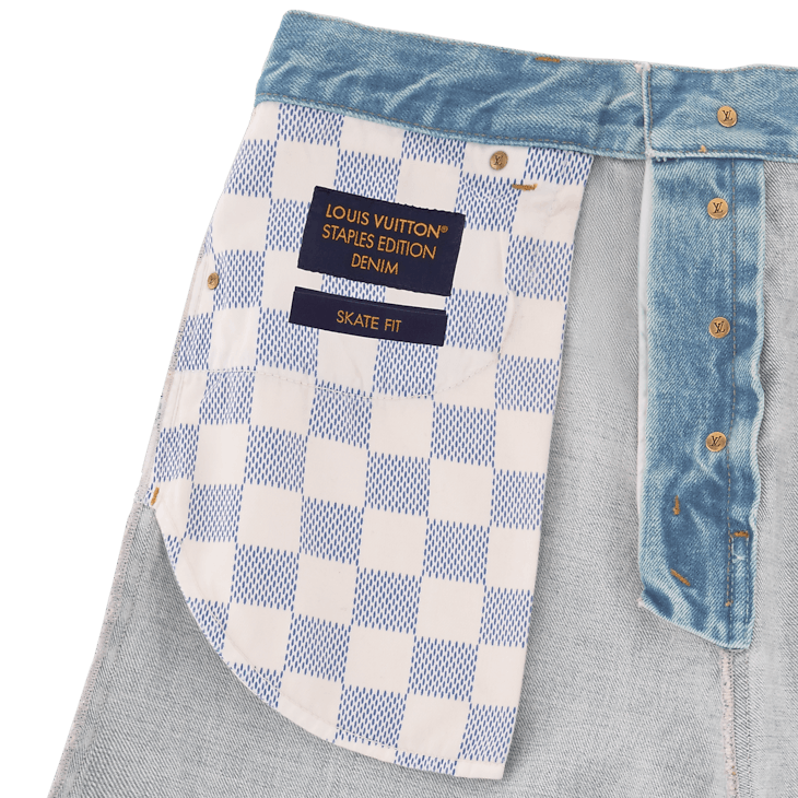 Louis Vuitton Slim Fit Denim Trousers Size US 33 - 4 Thumbnail
