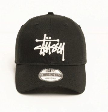 New Era × Stussy Stussy x New Era “SS” link 9twenty cap black