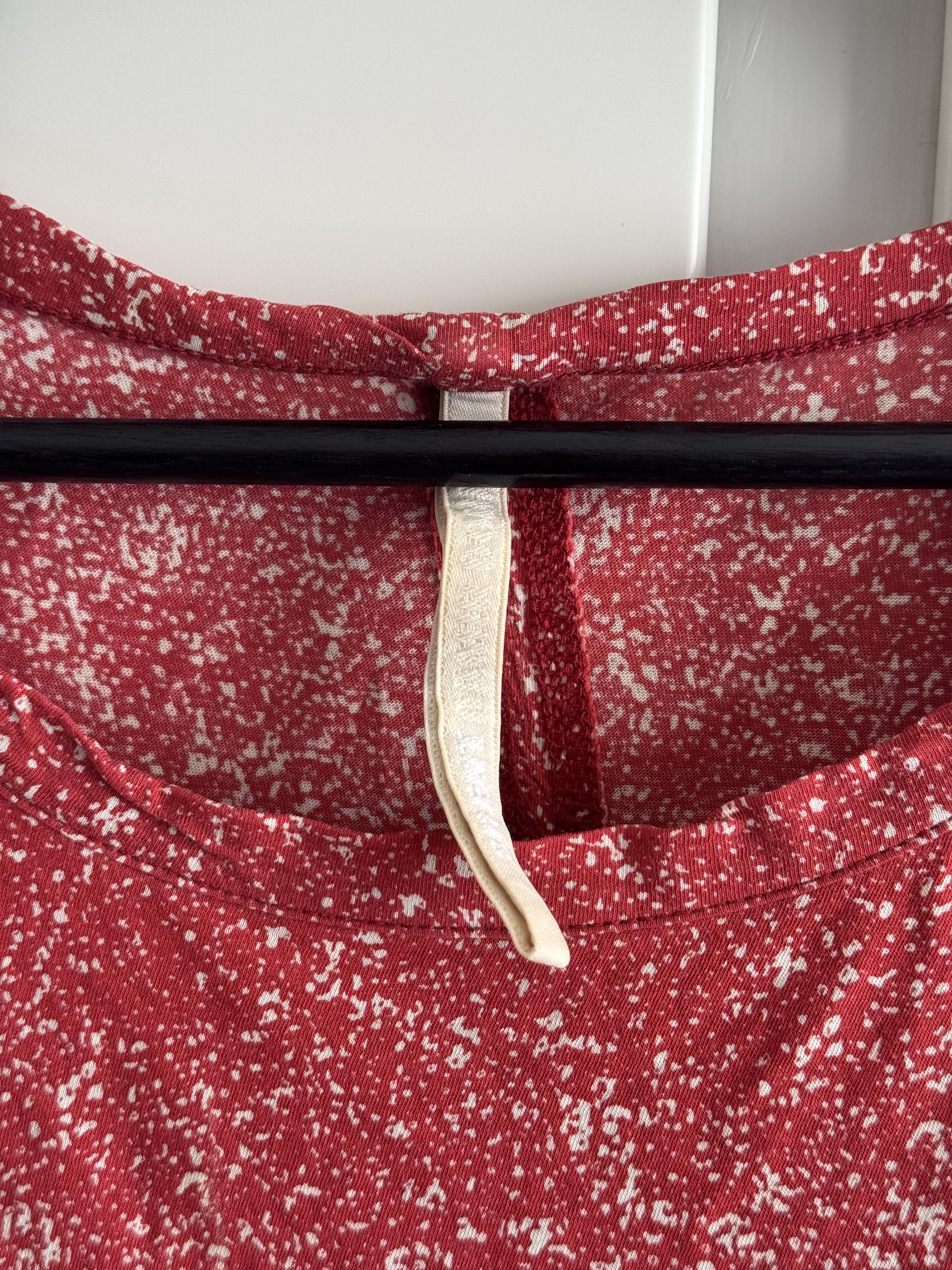 Silent By Damir Doma Red Speckled T-Shirt Size US S / EU 44-46 / 1 - 3 Thumbnail