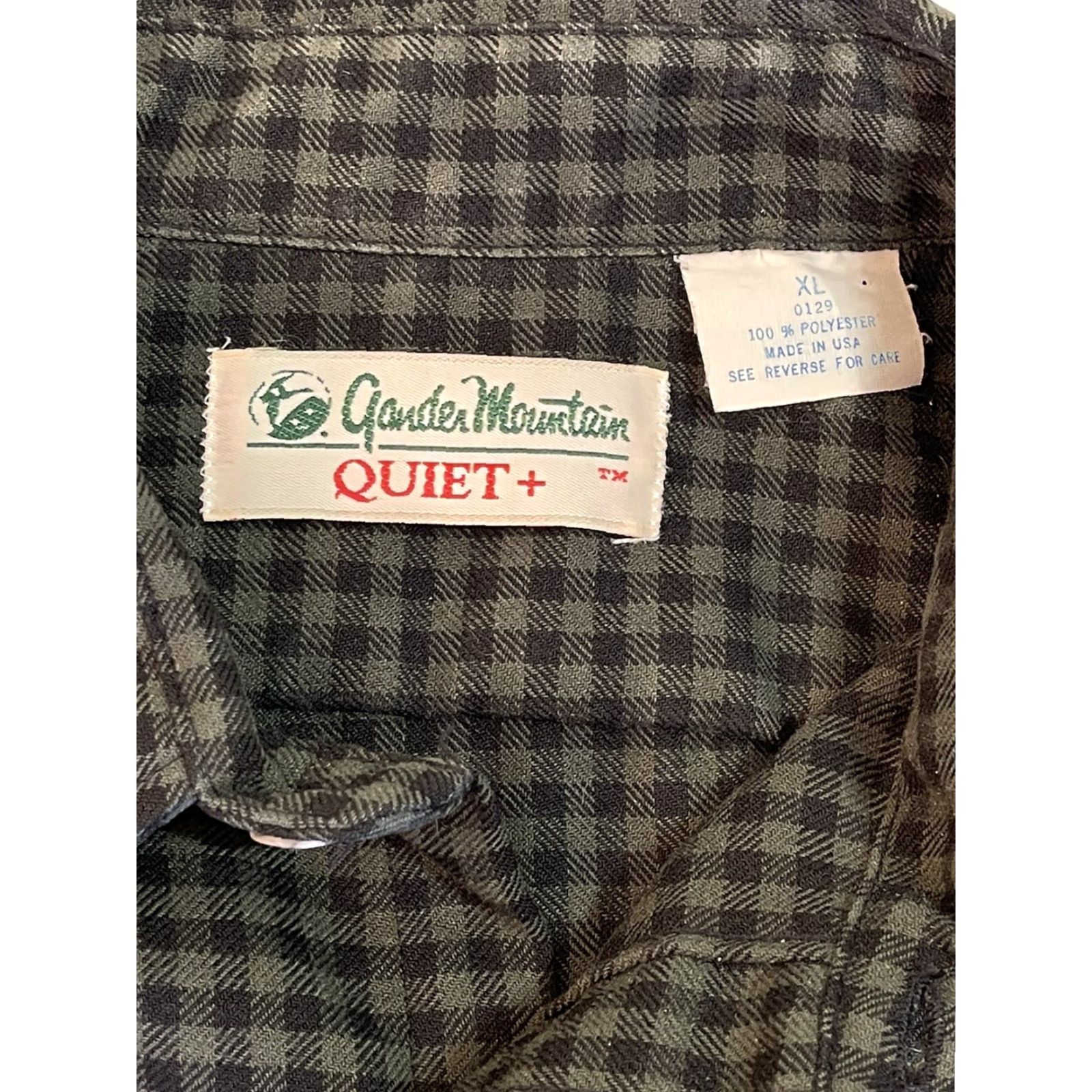 Vintage VINTAGE Gander Mountain Shirt Button-Up Mens XL Plaid Crew Collared Outdoor Hunting Green Blue 80s 90s USA Size US XL / EU 56 / 4 - 3 Thumbnail