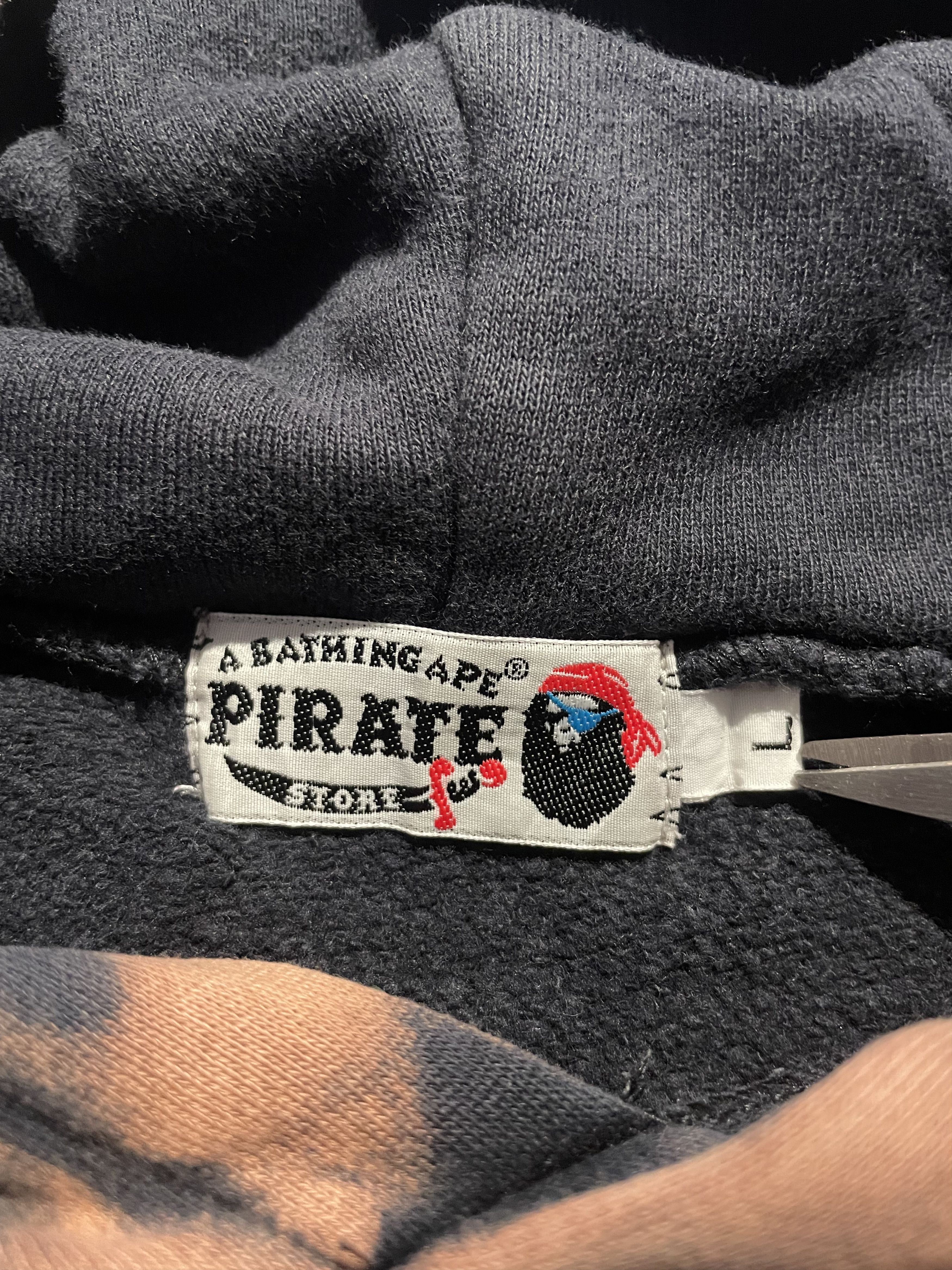 Bape Bape Pirate Tie Dye Pullover Hoodie Size US L / EU 52-54 / 3 - 6 Thumbnail