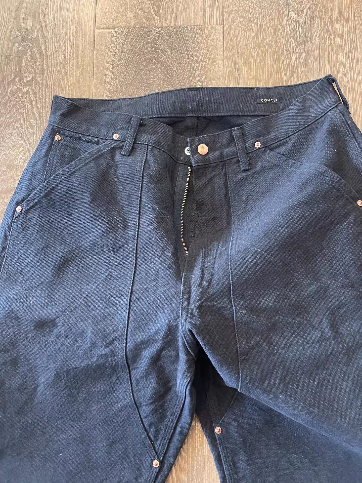Comoli COMOLI 25SS DUCK PAINTER PANTS Size US 26 / EU 42 - 5 Thumbnail