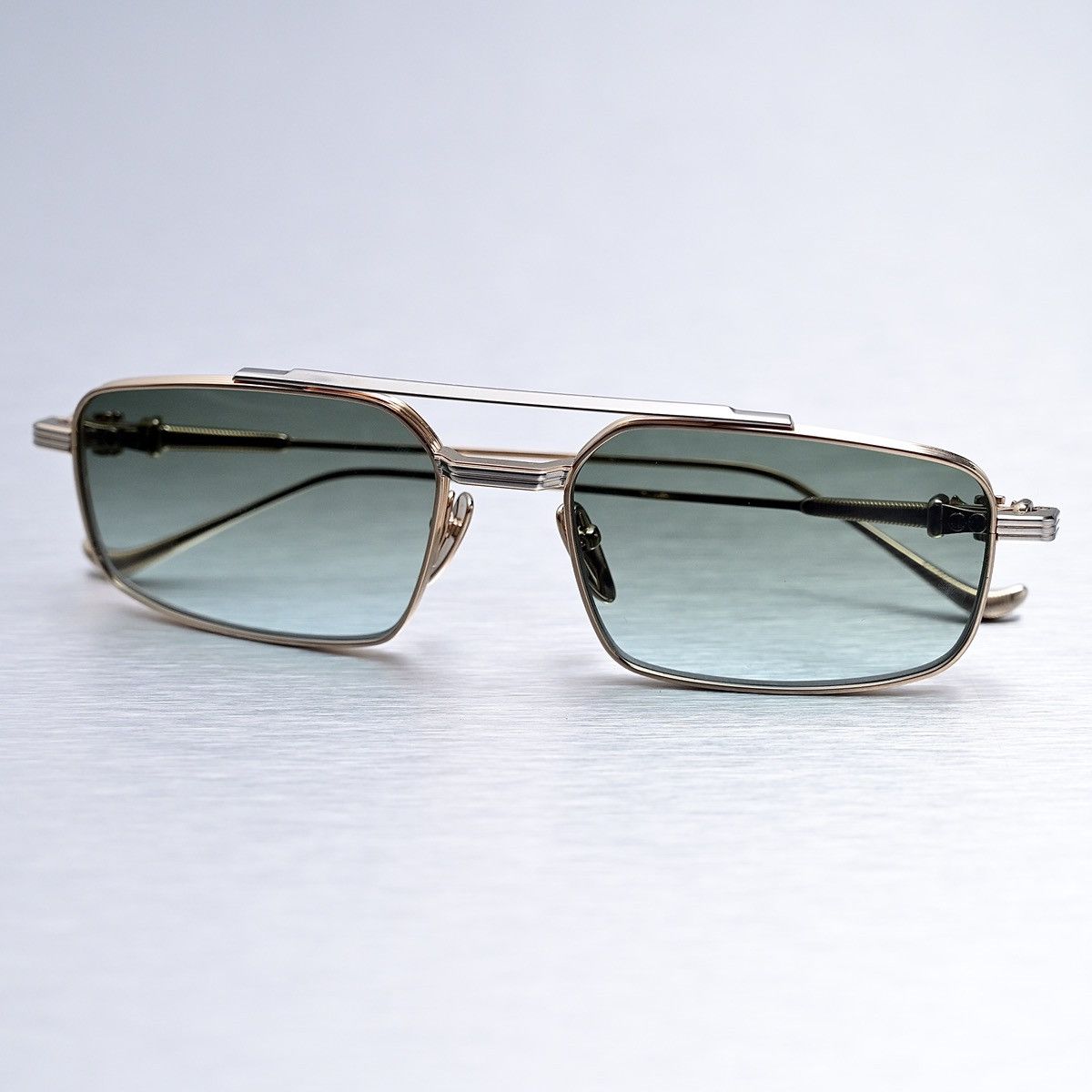 Chrome Hearts CHROME HEARTS LICK'N GOLD PLATED - SHINY SILVER SUNGLASSES Size ONE SIZE - 9 Thumbnail