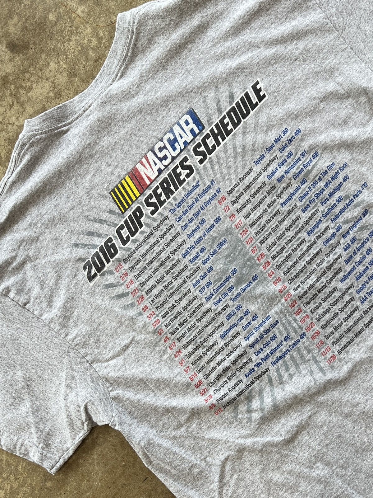 NASCAR Vintage NASCAR Geico 500 Chase Sprint Cup Racing Tee XXL Size US XXL / EU 58 / 5 - 4 Thumbnail