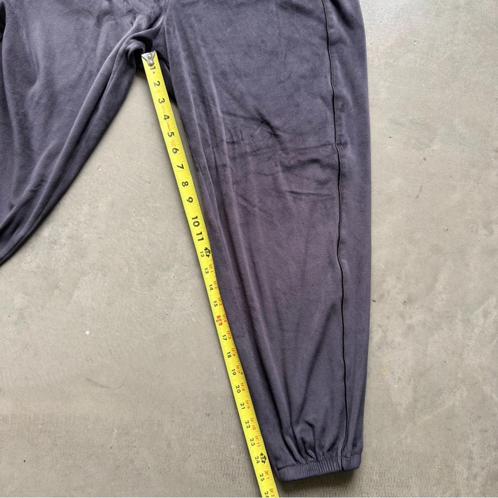 Swims SKIMS / Velour Oversized Track Pants / Black Size 32" / US 10 / IT 46 - 9 Thumbnail