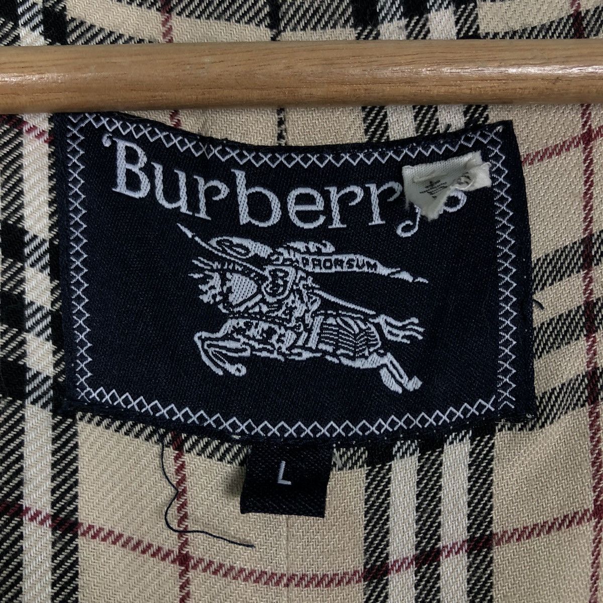 Burberry 🔥Vintage Burberrys Light Down Puffer Jacket Nova Check Size US L / EU 52-54 / 3 - 18 Thumbnail