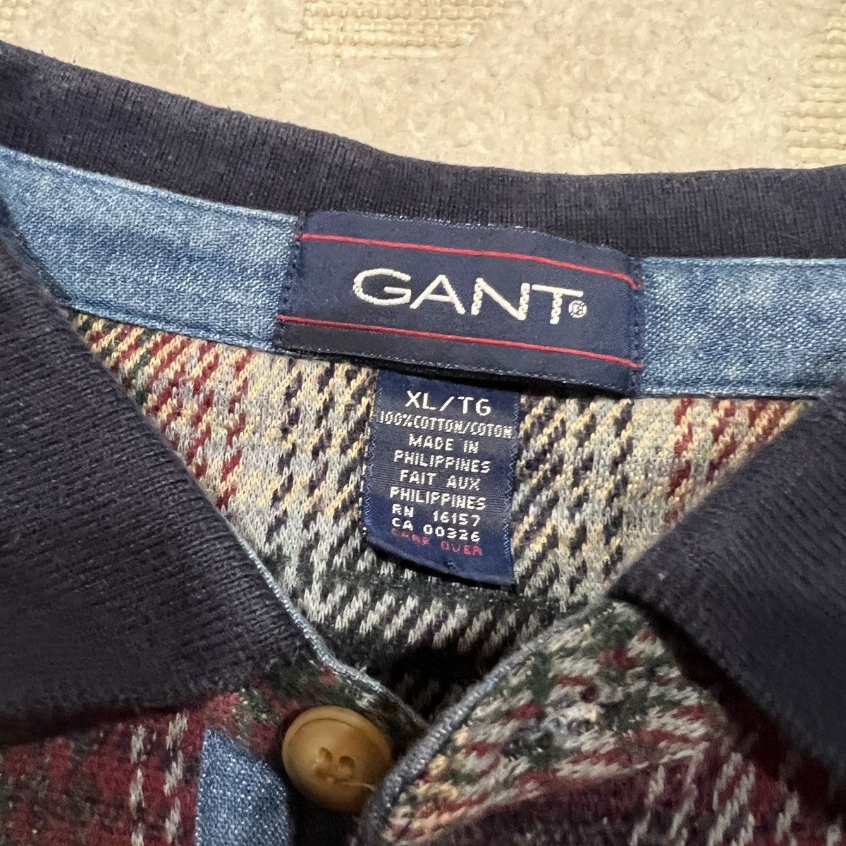 Gant Vintage GANT Sweater Polo Long Sleeve Shirt Size US XL / EU 56 / 4 - 3 Thumbnail
