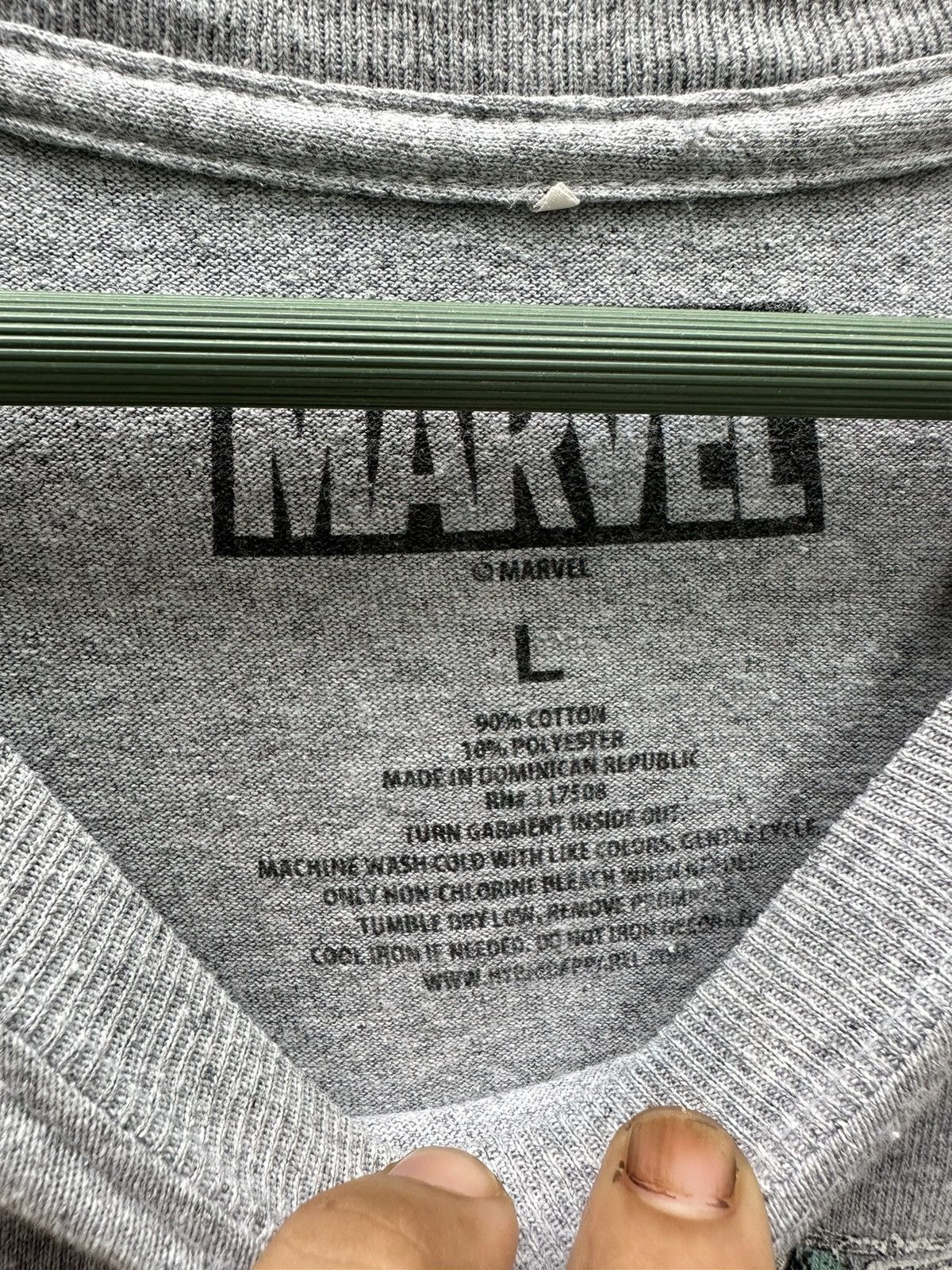 Anime × Marvel Comics Marvel Spiderman Printed Tshirt A68 Size US L / EU 52-54 / 3 - 10 Thumbnail