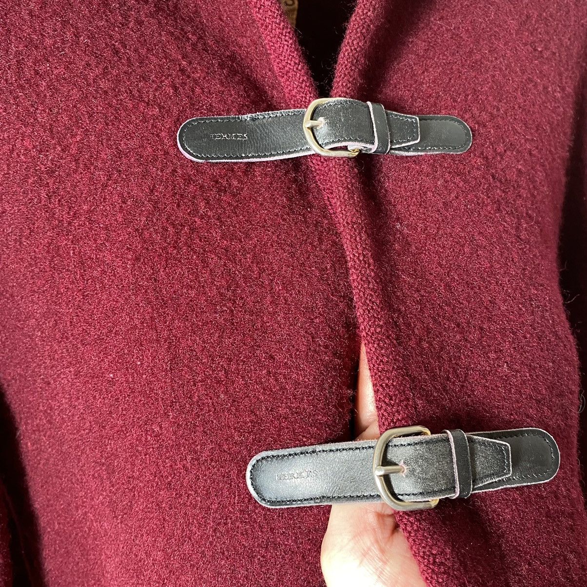 Hermes Vintage 70s wool coat Hermes Women’s Archive Size M / US 6-8 / IT 42-44 - 13 Thumbnail