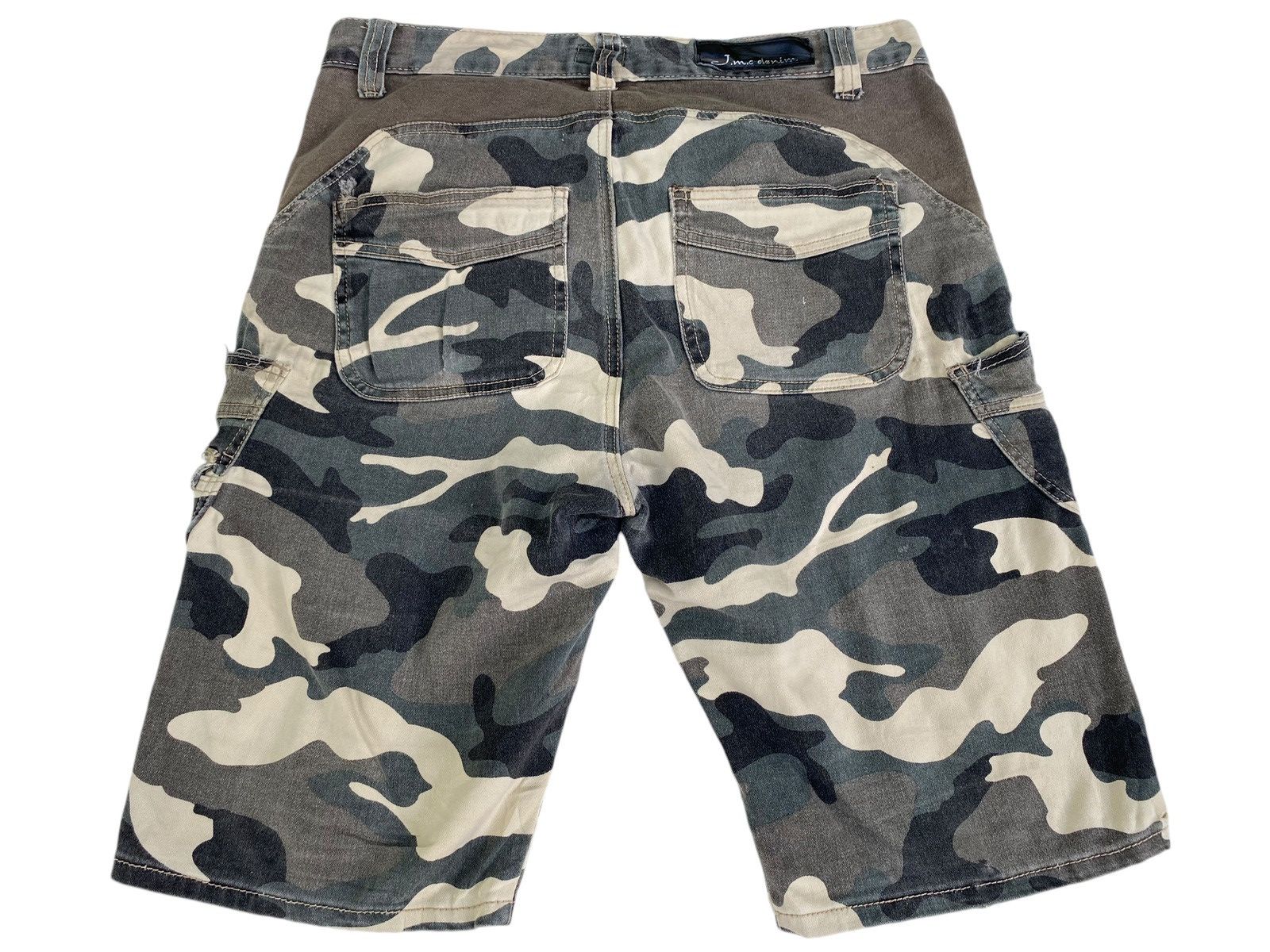 Vintage Vtg Short Pants Camo Design Size US 33 - 2 Thumbnail