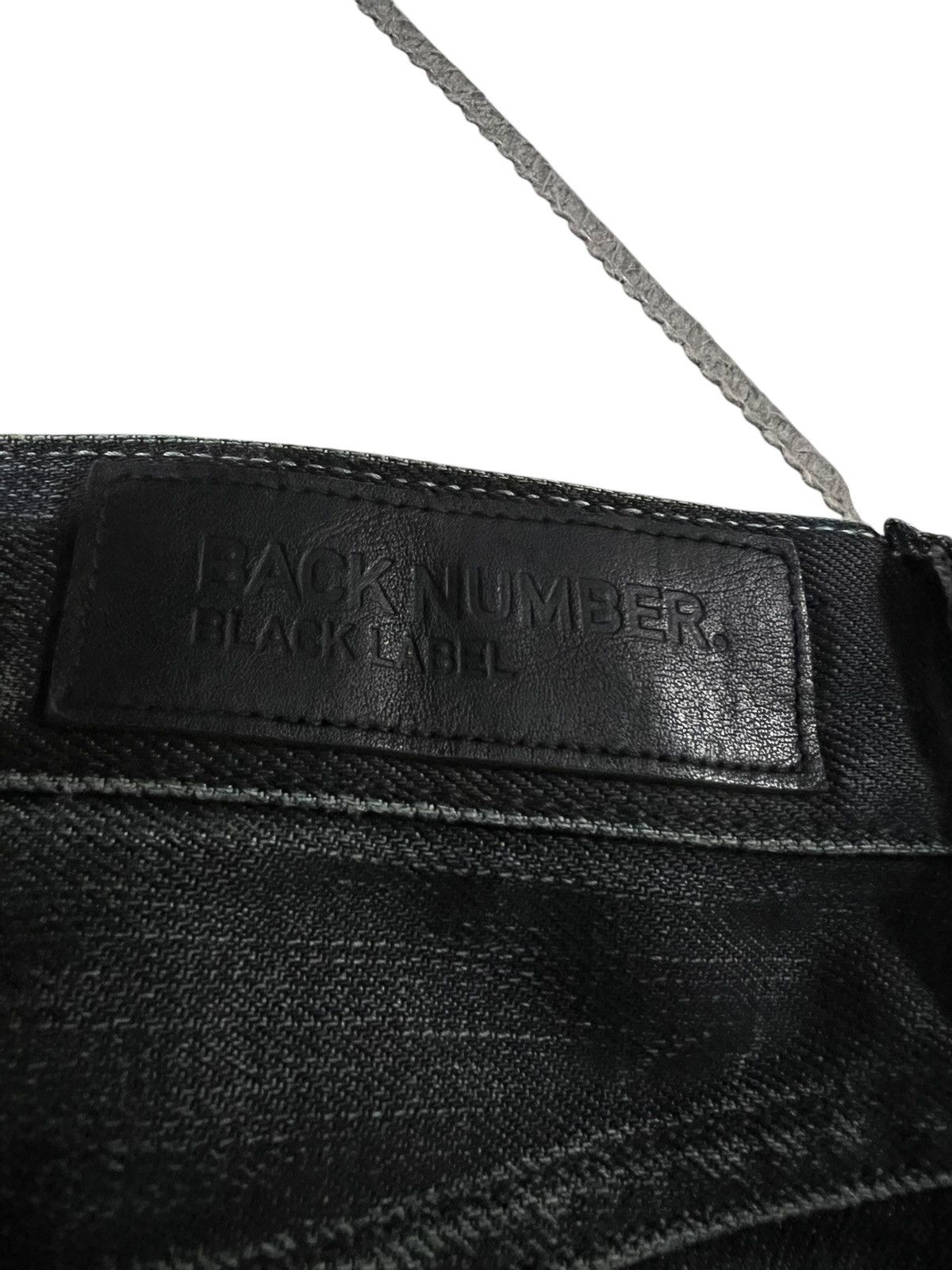 If Six Was Nine × Le Grande Bleu (L.G.B.) × Seditionaries BACK NUMBER BLACK LABEL CLAWMARK DENIM JEANS PUNK Size US 31 - 17 Thumbnail