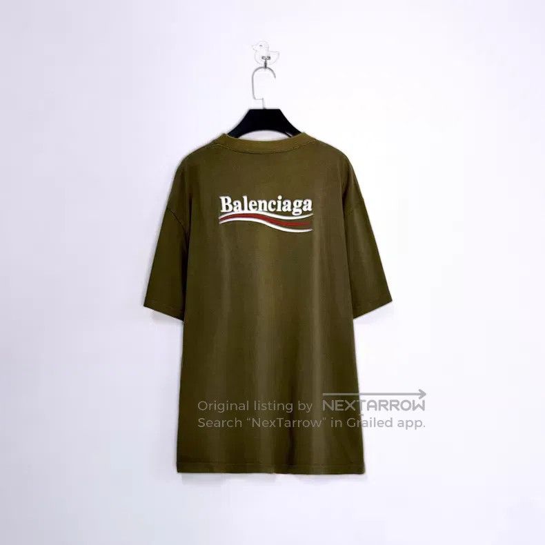 Balenciaga Balenciaga Embroidered Front and Back Wave Coke Logo Short Size US M / EU 48-50 / 2 - 2 Thumbnail
