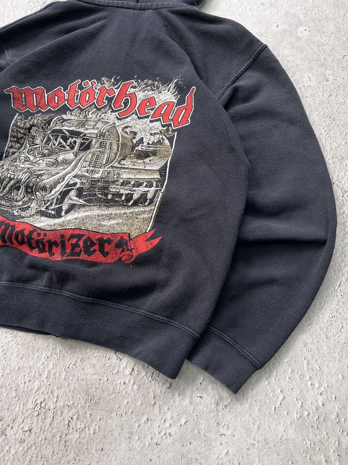 Band Tees × Vintage Vintage 90's Motorhead hoodie zip rock band Motörhead Size US S / EU 44-46 / 1 - 14 Thumbnail