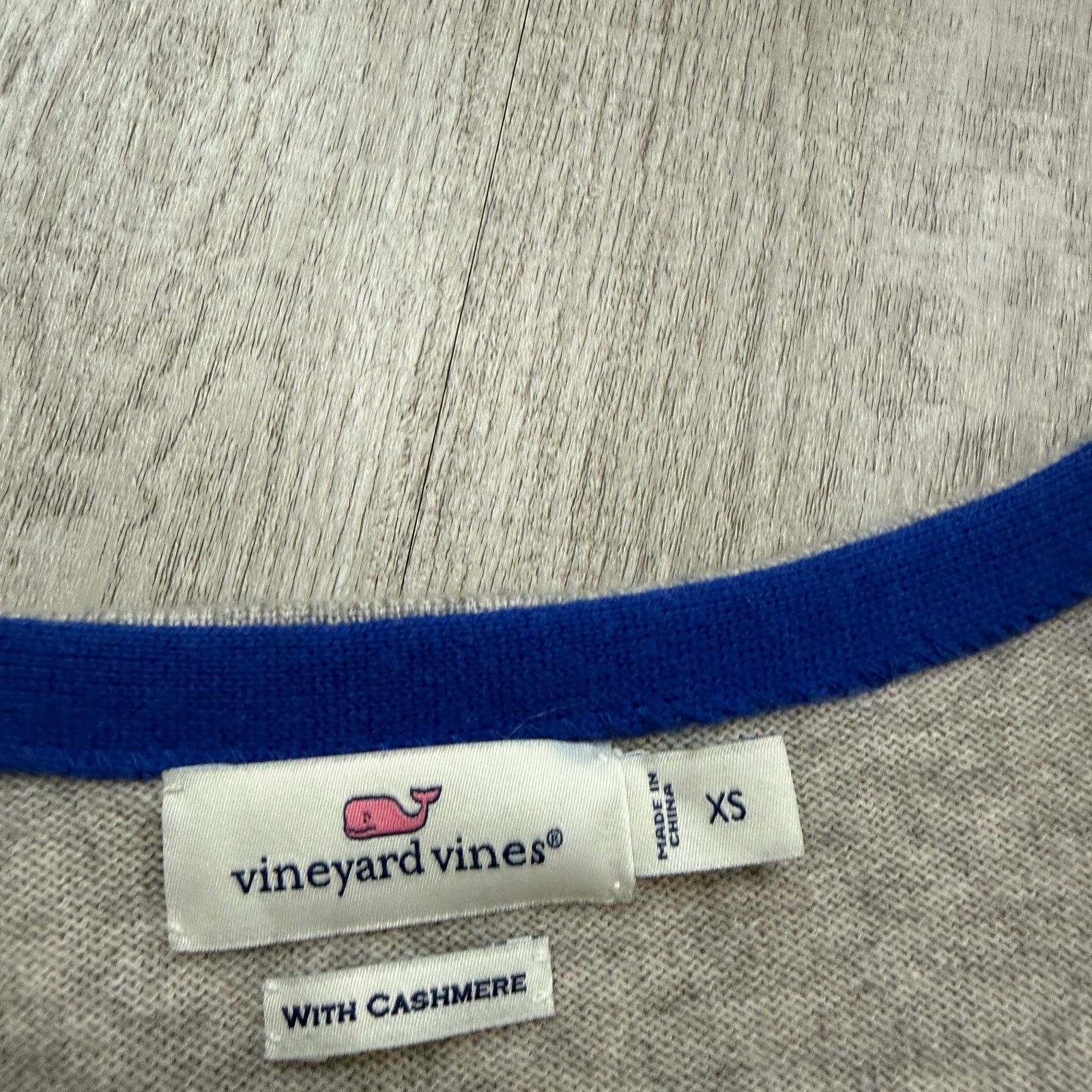 Vineyard Vines Vineyard Vines Sweater Womens Extra Small Gray Wool Cashmere Size XS / US 0-2 / IT 36-38 - 4 Thumbnail