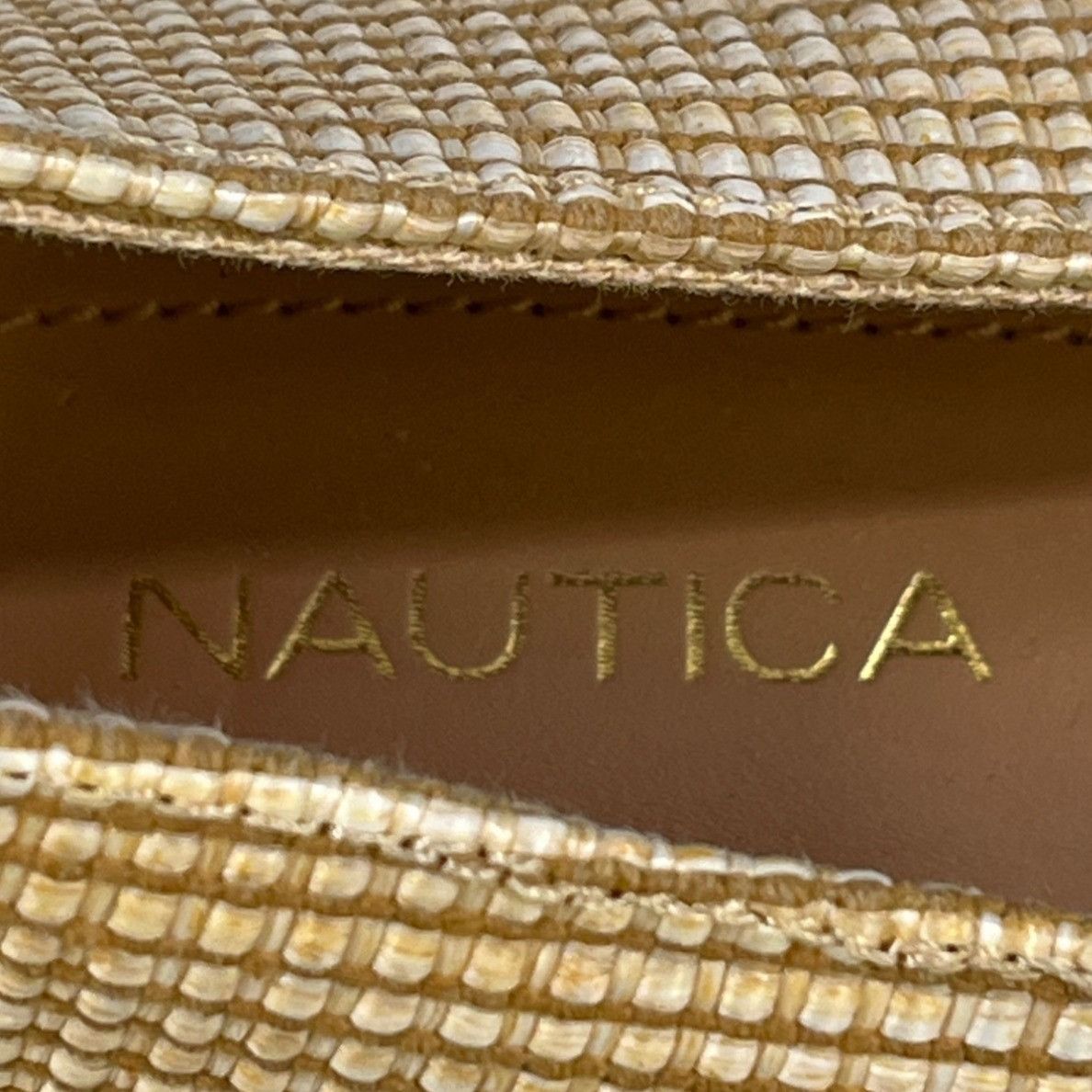 Nautica Nautica Halsell Women's Beige Shoes/Flats Size 10 SKU 5104 Size US 10 / IT 40 - 7 Thumbnail
