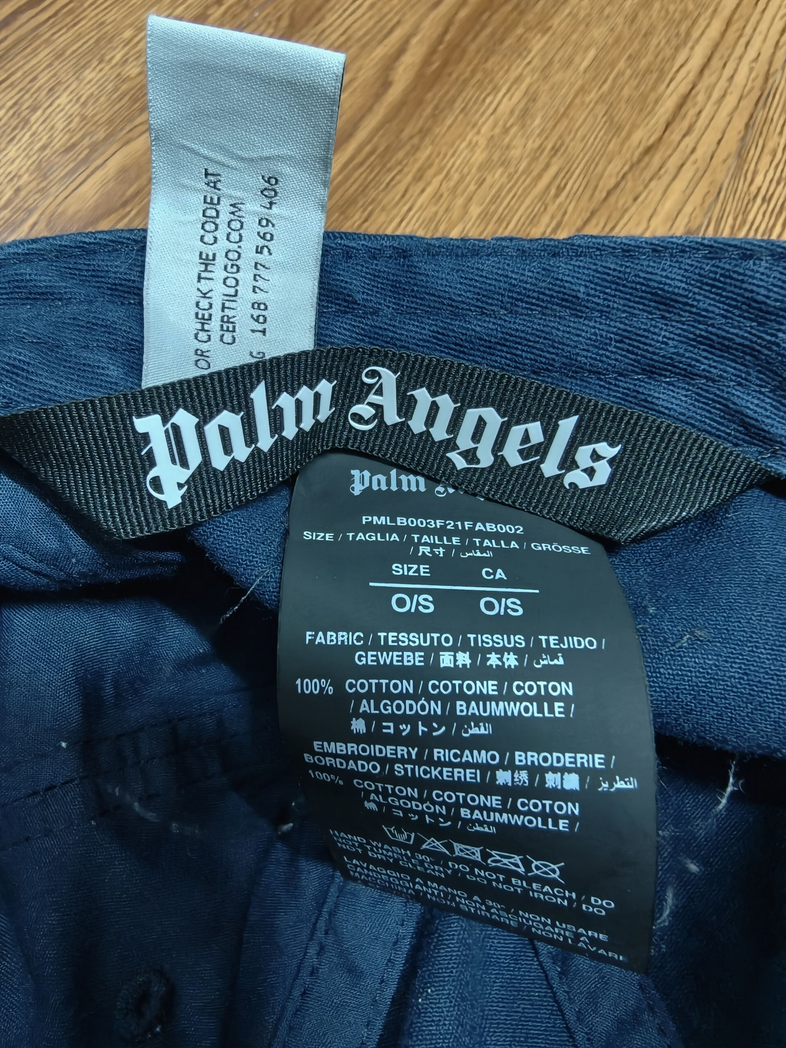 Palm Angels Palm Angels Classic Logo Embroidered Baseball Cap Size ONE SIZE - 3 Thumbnail