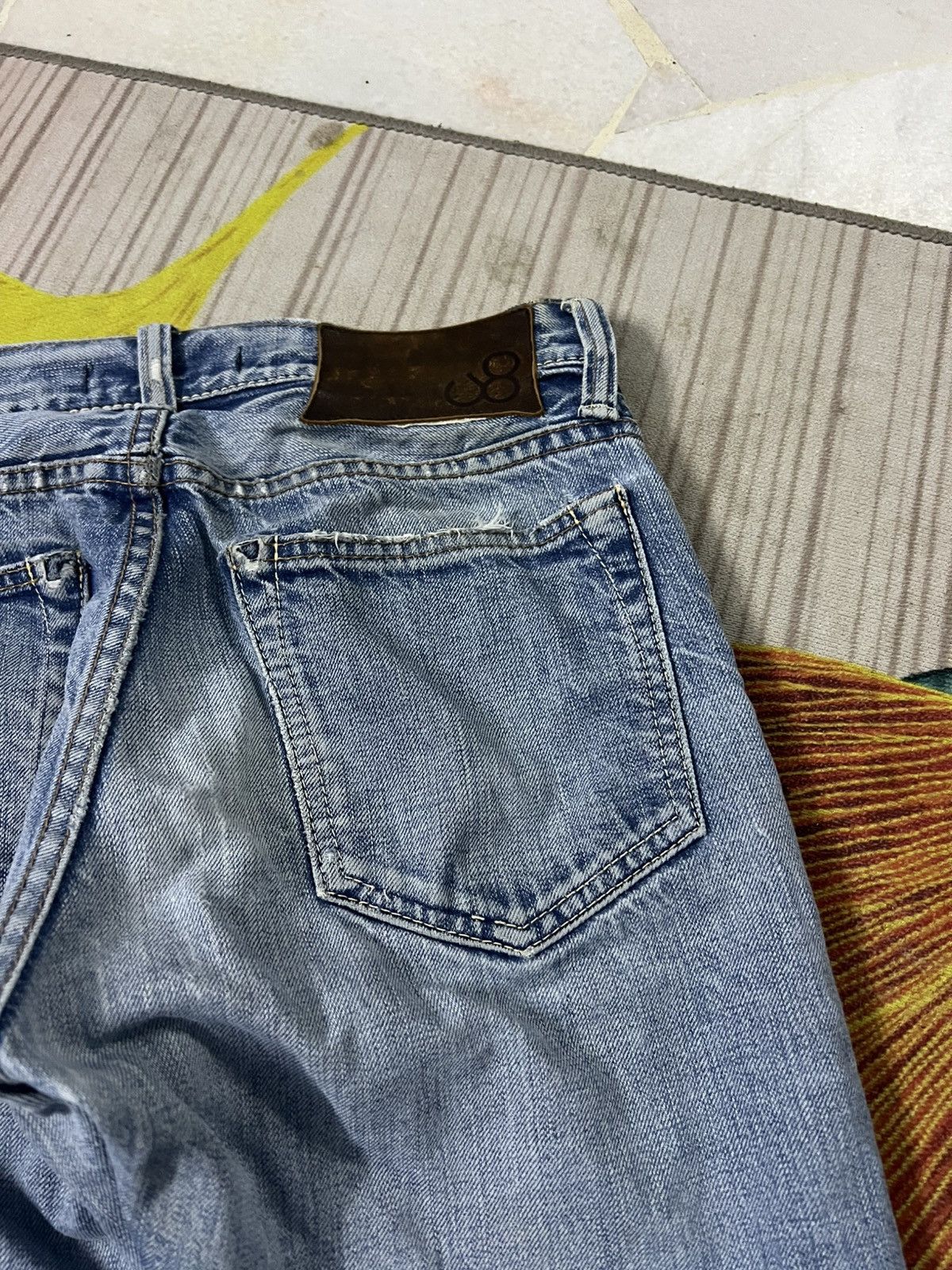 Japanese Brand 💥Vintage Johnbull Selvedge Faded Jean Size US 29 - 16 Thumbnail