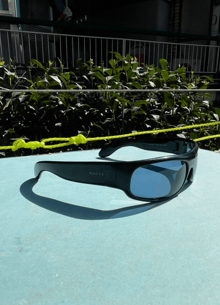 Gucci GUCCI Sunglasses Shield Rimless 90s Wrap 1169 RI725 Size ONE SIZE - 2 Thumbnail