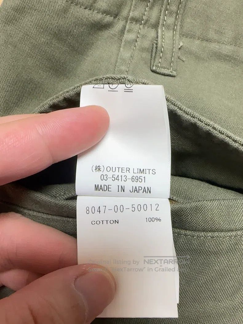 Nigel Cabourn Nigel Cabourn Ribbon trousers Military green Size US 34 / EU 50 - 5 Thumbnail