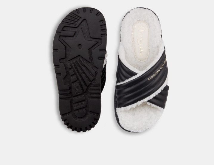 Dior o1w1db11024 D-Cross Slides in Black Size US 12 / IT 42 - 5 Thumbnail
