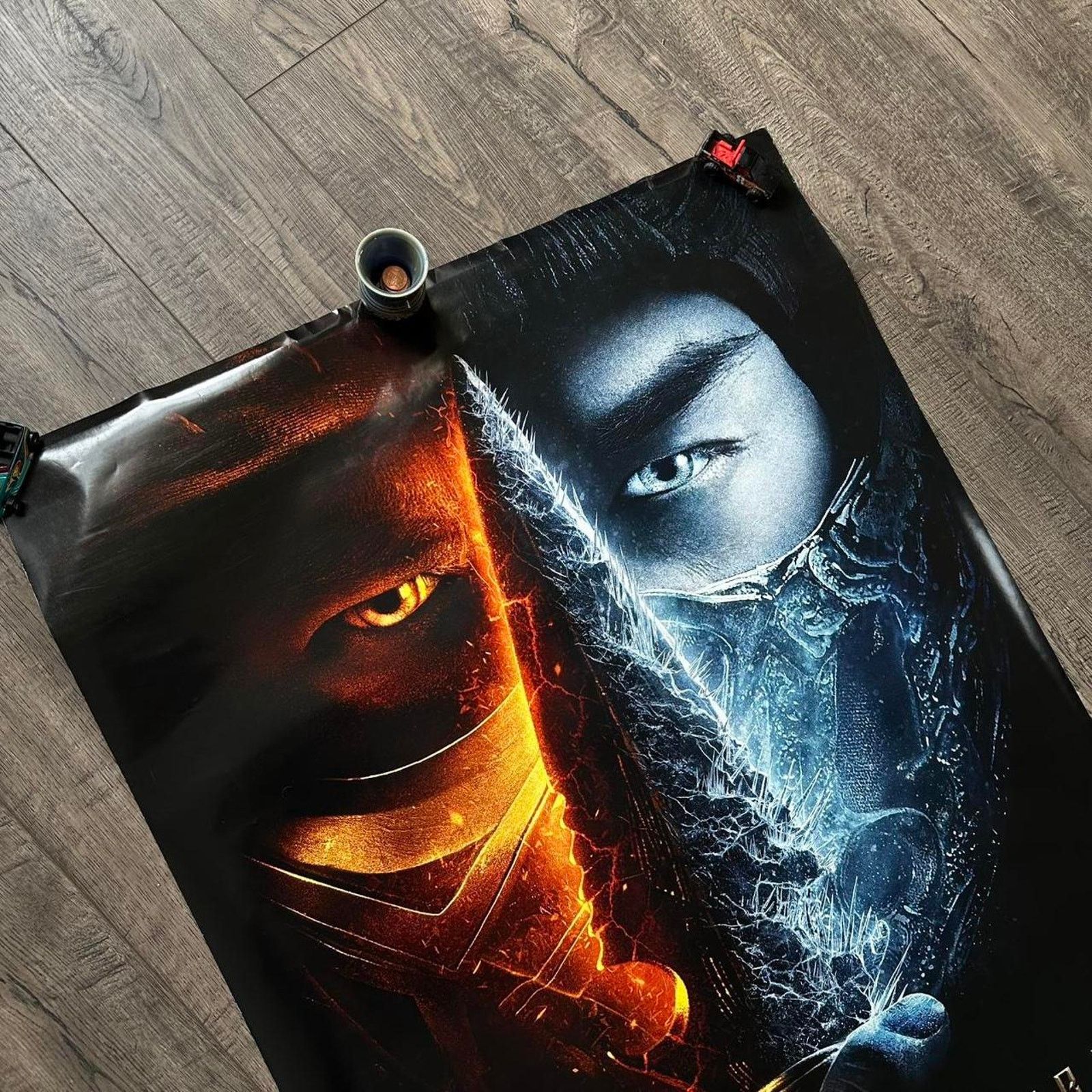 Vintage Mortal Combat Video Game Official Movie Promo Poster Print Size ONE SIZE - 3 Thumbnail