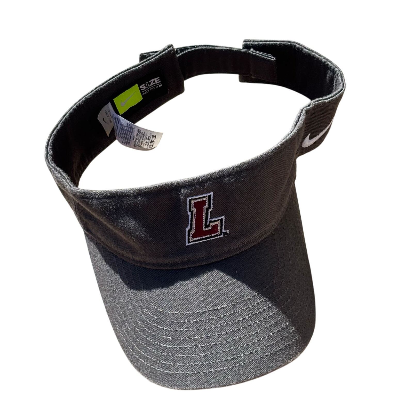 Nike Gray Nike University Lynchburg Visor Size ONE SIZE - 4 Thumbnail