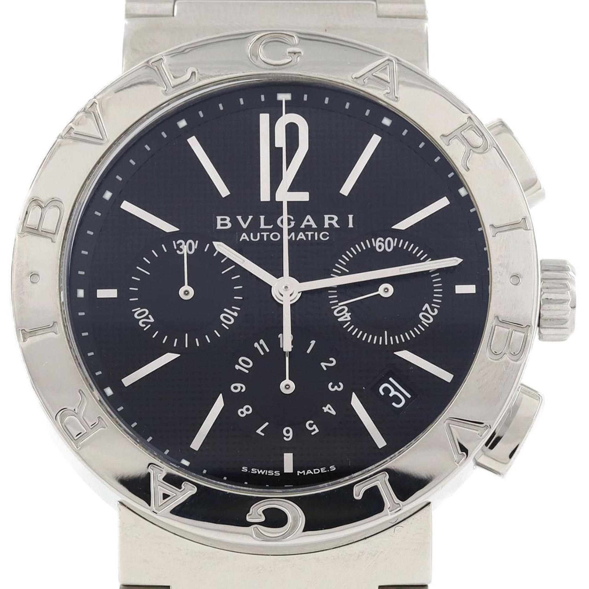 Bvlgari Bvlgari Chronograph BB42SSCH BB42BSSDCH AT SS Wristwatch Automatic Size ONE SIZE - 1 Thumbnail