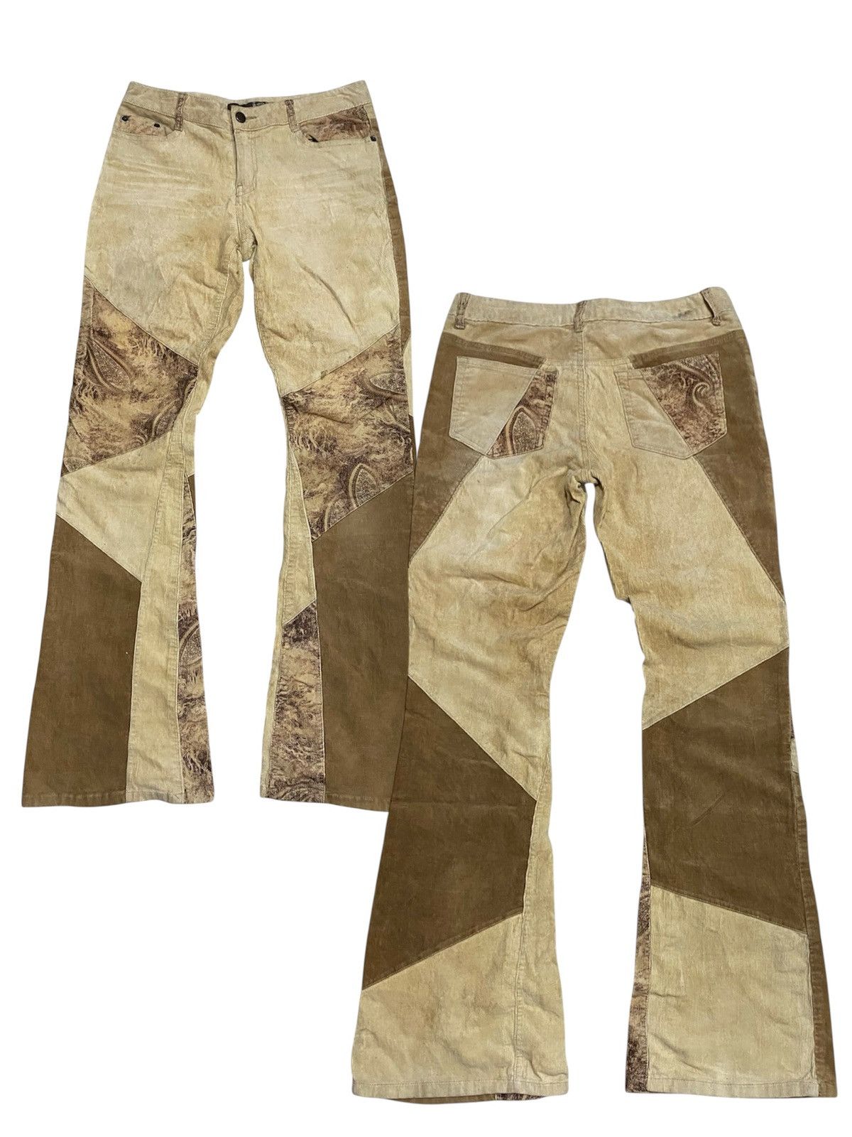 If Six Was Nine Jambange Flared Corduroy Size 30" / US 8 / IT 44 - 1 Thumbnail