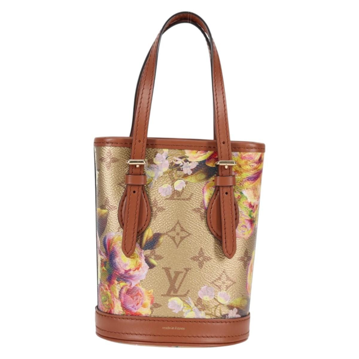 Louis Vuitton LOUIS VUITTON LV Garden Nano Bucket Shoulder Bag Beige Size ONE SIZE - 2 Thumbnail