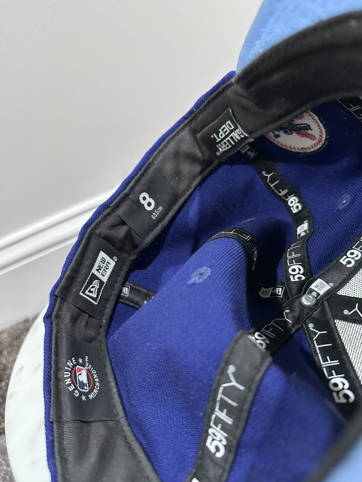 Gallery Dept. Gallery Dept Los Angeles LA Dodgers Blue G Patch Fitted Hat Size ONE SIZE - 10 Thumbnail