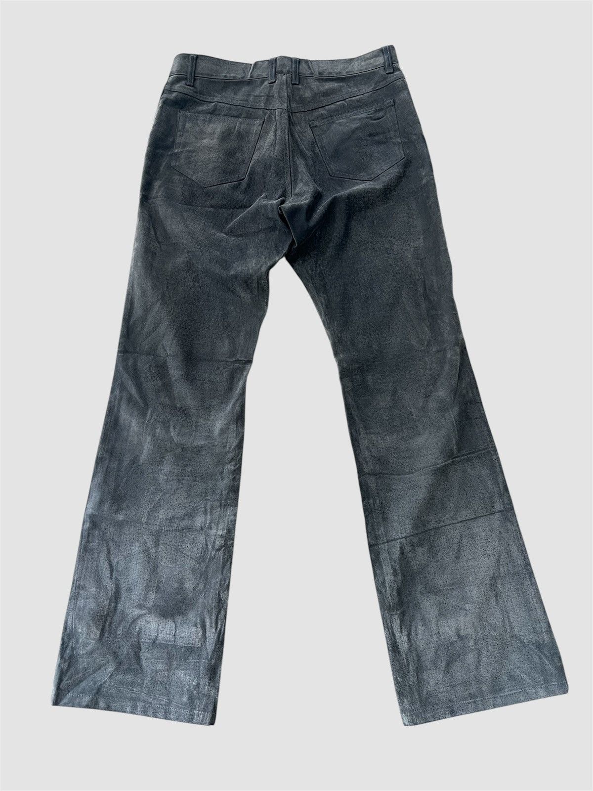Nicole Club Vintage Y2K Nicole Monsieur Archival Waxed Cotton Pants Size US 32 / EU 48 - 3 Thumbnail