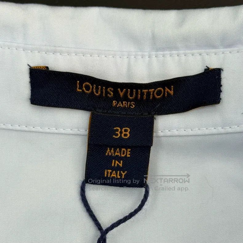 Louis Vuitton Louis Vuitton Light blue full logo scarf collar belt long Size XS / US 0-2 / IT 36-38 - 5 Thumbnail