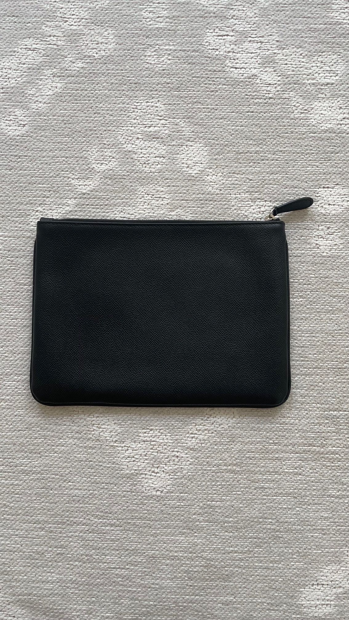 Balenciaga Balenciaga black leather pouch wallet logo Size ONE SIZE - 3 Thumbnail