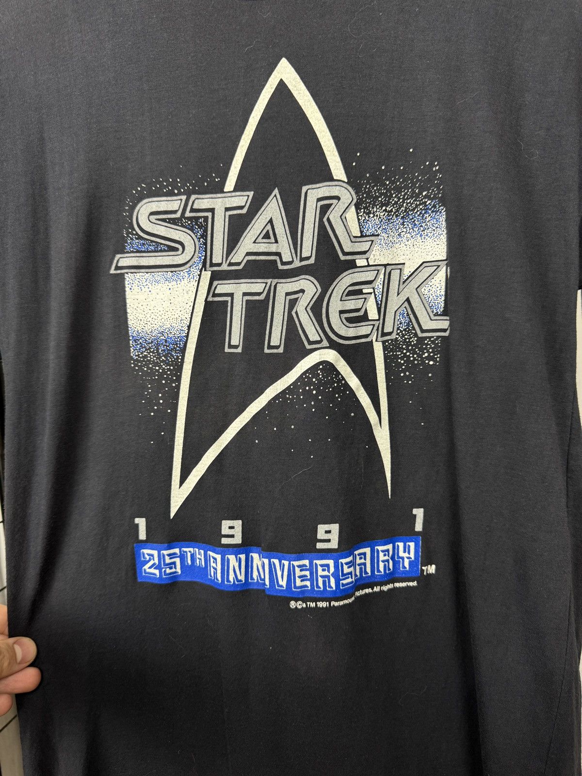 Vintage Star Trek 1991 25th Anniversary Copyright Vintage T-Shirt S Size US S / EU 44-46 / 1 - 7 Thumbnail