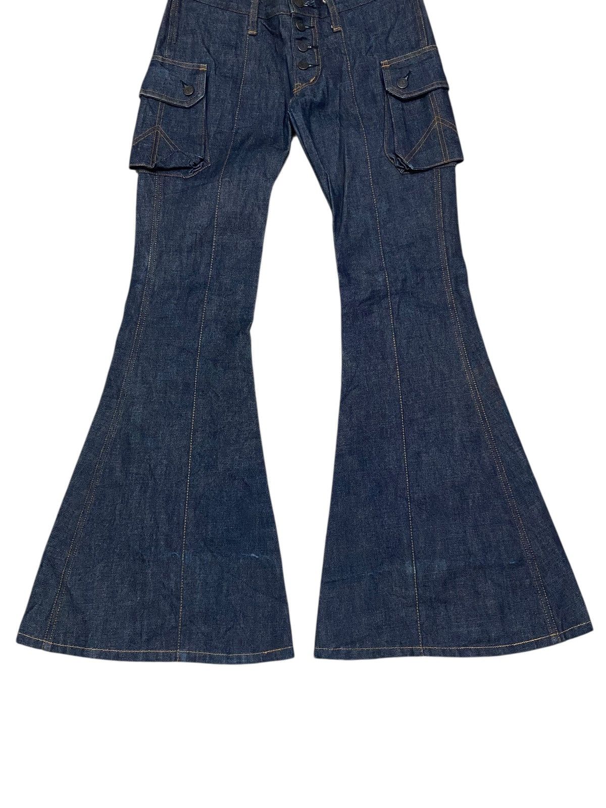 Japanese Brand Japanese Brand Dee Dee Denim Super Flare Jeans Size 32" / US 10 / IT 46 - 3 Thumbnail